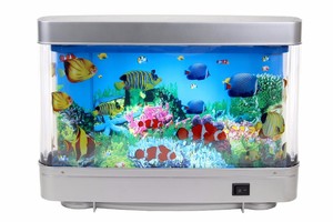 Vis Moving Foto Lamp Aquarium Lamp Motion Vis Nachtlampje Desktop Aquaria Toren Woonkamer Oceaan Aquarium Fish Tank - Product Image 4