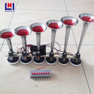 Corne à air pour camion <span class=keywords><strong>locomotive</strong></span> haute performance 24 volts, option <span class=keywords><strong>de</strong></span> conception <span class=keywords><strong>de</strong></span> haut-parleur à 2 voies - Product Image 1