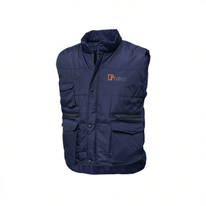 เสื้อกั๊กหลายกระเป๋าสำหรับฤดูหนาว รุ่น Ttake สีกรมท่า ไซส์ M - Product Image 2