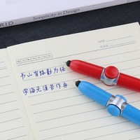 Kreatives 4-in-1 Finger-Fidget LED-Licht Mini Tragbarer Gyro Plastik-Spielzeug Stylus Kugelschreiber mit Individuellem Logo