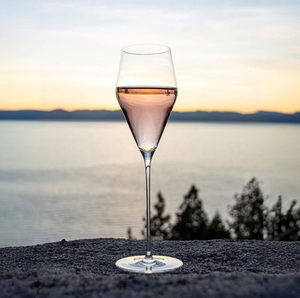 Verre à vin 327 ml, compatible lave-vaisselle, pour boissons froides, luxe, mariage, personnalisé, cristal, pied long, sans plomb, gobelet - Product Image 5