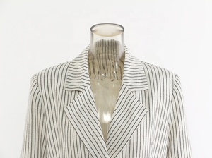 AIMEISI Nouveau Blazer et Short en Lin Rayé Élégant et Décontracté, <span class=keywords><strong>Ensemble</strong></span> de Deux Pièces à la Mode pour Femmes - Product Image 6