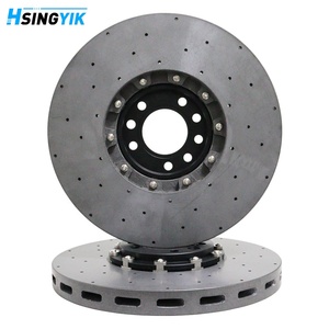 Disque de frein en céramique carbone avant Hsingyik pour <span class=keywords><strong>Audi</strong></span> <span class=keywords><strong>Q7</strong></span> <span class=keywords><strong>V12</strong></span> TDI 2010 4L0615301C 420X40MM - Product Image 2