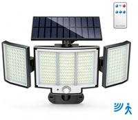 Focos Solares Integrados de Jardín con Múltiples Cabezales LED Estilo Clip 218/270/348
