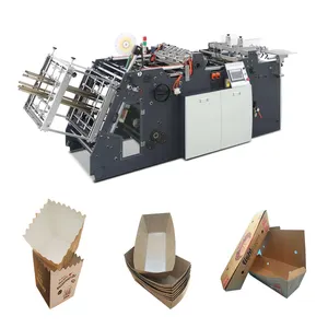 Automatische Papier Lunchbox Cups Lade Making Machine Papier Lunchbox Making Machine