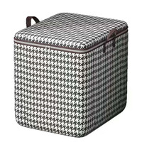 Grand Organiseur de Rangement pour Pantalons avec Poignées Durables, Boîte de Rangement en Tissu Épais pour Couettes et Vêtements de Chambre