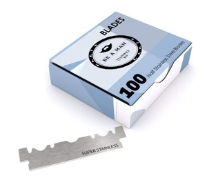 Lame de rasoir en acier inoxydable à bord unique pour la <span class=keywords><strong>coupe</strong></span> de cheveux masculine, lame de rechange durable et sûre pour barbier - Product Image 4