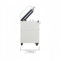 DFM5540 Machine d'emballage thermorétractable 2 en 1 combinée avec soudeuse à chaud de type L et tunnel de rétraction
