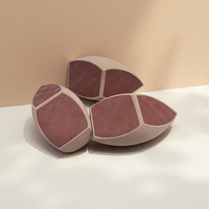 2025 nueva moda emulational huella dactilar cuero multicolor maquillaje esponja maquillaje licuadora - Product Image 4