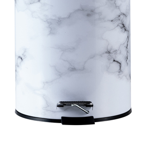 Thùng Rác Bằng Thép Không Gỉ Có Nắp Đậy Thùng Rác Gia Đình Bàn Đạp Kim Loại Thùng Rác Thùng Rác - Product Image 3