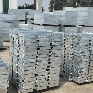 Marches de grilles en acier perforées galvanisées à chaud, antidérapantes, durables, pour escaliers industriels extérieurs, garantie 3 ans - Product Image 5
