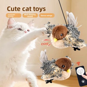 Juguete Eléctrico para Gatos con Control Remoto, Simulación de Pájaro, Sonido, Movimiento Automático, Interactivo, para Aliviar el Aburrimiento, Suministros para Mascotas - Product Image 3