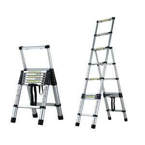 <span class=keywords><strong>Escalera</strong></span> telescópica <span class=keywords><strong>Telesteps</strong></span>, <span class=keywords><strong>escalera</strong></span> plegable de acero inoxidable con pasamanos, <span class=keywords><strong>escalera</strong></span> retráctil para interiores del hogar - Product Image 2