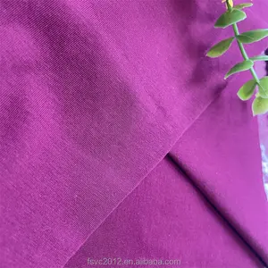 Maglia di cotone 100% di alta qualità in cotone Spandex maglia di cotone a fiocco lungo