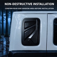 Décoration de persiennes pour Jimny 5 portes, garniture de protection extérieure en ABS style Mecha, accessoire de style pour carrosserie de voiture