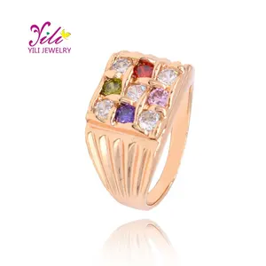 yili new design gold jewelry anillos de compromiso gold jewelry anillos de oro de dise men rings 56113