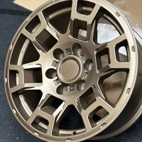 RCSR Nouvelles jantes en alliage d'aluminium bronze brillant forgées pour tout-terrain 6x139.7 6x135 17-24 pouces pour FJ Everest Tacoma