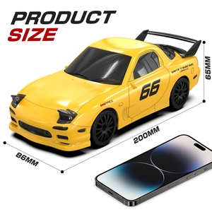Voiture de course RC 4x4 haute vitesse à l'échelle 1:24, mini voiture télécommandée avec éclairage coloré, véhicule de compétition, jouet pour garçon SJY-8608/8609 - Product Image 1
