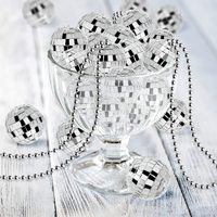 2023 Offre Spéciale 50mm Disco Ball Collier Bar Dance Hall Disco Party Favors Collier De Perles En Gros
