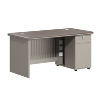 Bureau de direction rectangulaire moderne de luxe pour PDG - Design personnalisable, durable et écologique - Mobilier de bureau à domicile