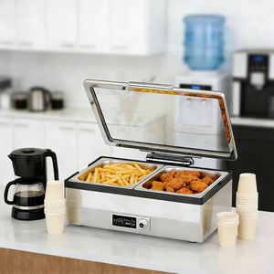 Latest Model Forehead Temperature Control Catering Equipment Electric Hot Pot <b>Food</b> <b>Warmer</b> Stainless Steel Hot Pot Buffet Set - Product Image 3