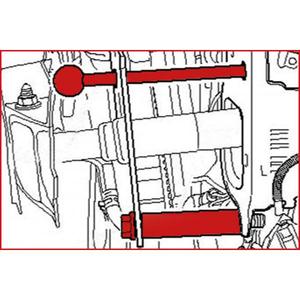 KS TOOLS-400,2075 Juego de varillas guía y muñón de máscara delantera para VAG (6 uds)-JUEGO DE MOTOR Y DISTRIBUCIÓN EAN 4042146428528 - Product Image 1