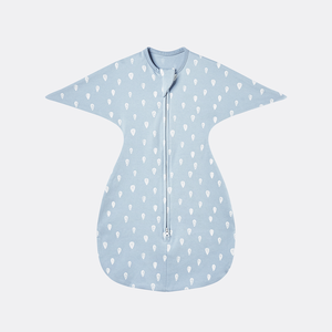 Sacchi <span class=keywords><strong>a</strong></span> <span class=keywords><strong>pelo</strong></span> in cotone 100% stampati per neonati con cerniera <span class=keywords><strong>a</strong></span> manica lunga indossabile avvolgitore per dormire per bambini estivi - Product Image 6