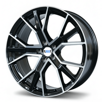 Jantes Flrocky 20 21 22 pouces PCD 5X112 avec finition noire pour Audi