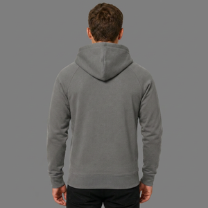Sweat à capuche zippé bleu pour homme, coupe ample, imprimé numérique motif dessin animé, en molleton écologique respirant, décontracté, printemps - Product Image 5