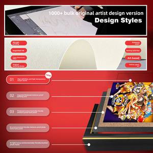 Vente directe d'usine Creative Anime <span class=keywords><strong>One</strong></span> <span class=keywords><strong>Piece</strong></span> Lakers Team <span class=keywords><strong>Luffy</strong></span> Light Painting Frame 3D Stereo Wholesale Paper Crafts - Product Image 4