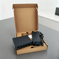 Switch PoE Inteligente de 5 Puertos, Administrado, con Soporte VLAN de 1 Año, Confiable para Negocios y Villas, Garantiza Conectividad Robusta para Cámaras IP