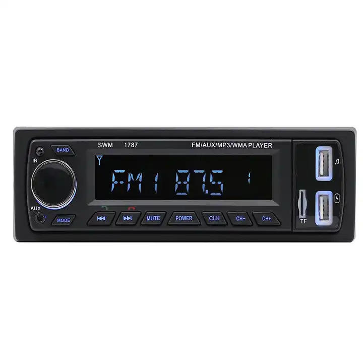 Car Radio Stereo 1Din Bluetooth FM Audio Head Unit Player MP3/USB/TF/AUX  In-Dash