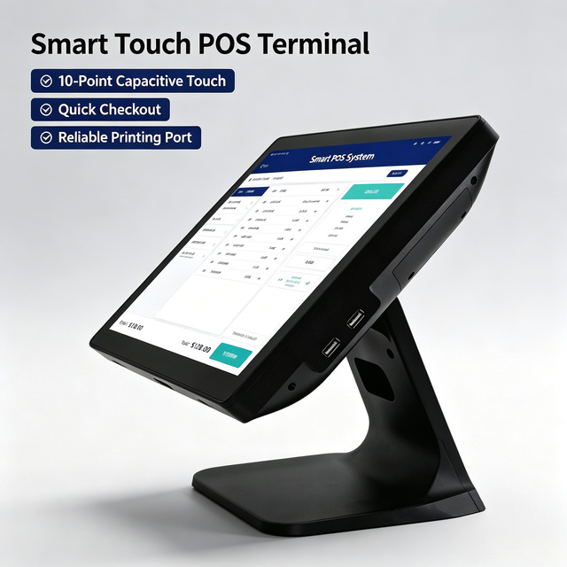 18.5 Inch Payment Touch Pos System Windows Pos Terminal LED Display Cash Register Billing Order Management for Restaurant
