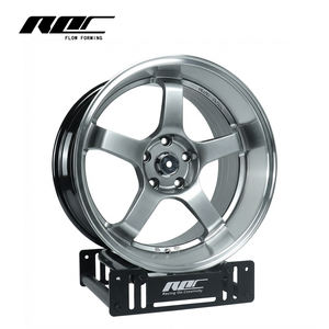 Rines Roc en Oferta, de 15-18 Pulgadas, Fabricados con Tecnología Flow Forming, 4x100 5x100 5x114.3, Estilo JDM, con Borde Profundo, para Honda Civic, <span class=keywords><strong>Nissan</strong></span> Z, Subaru, Tesla - Product Image 1