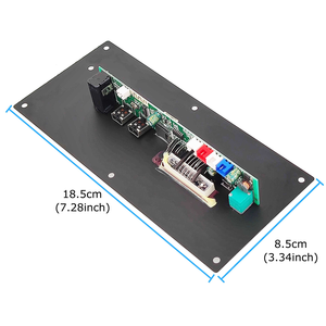 Amplifier Audio mobil Mini 10W, Bluetooth AUX/TF/USB/mikrofon fungsi 3.7V li-baterai 5V DC pengisian daya kompak portabel - Product Image 5