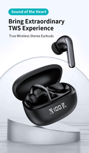 Écouteurs TWS S43 de haute qualité, Bluetooth V5.3, réduction de bruit ENC, affichage numérique, étanchéité IPX4, contrôle tactile, autonomie 24h, intra-auriculaires - Product Image 2