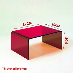 Kệ Acrylic hình chữ U trong suốt thang máy tính để bàn hiển thị mỹ phẩm nhiều lớp đúc cắt máy tính để bàn hình chữ U Acrylic - Product Image 2