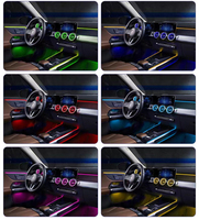 Iluminación Ambiental Interior LED Symphony de 64 Colores para Mercedes Benz GLB W247 2020-2022, Accesorios de Tira de Atmósfera