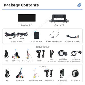 Reproductor de DVD para Auto DUDU7 con <span class=keywords><strong>Android</strong></span>, con Panel Frontal, Compatible con el Sistema de Audio Original, Efecto de Audio Funcional, 12.3 Pulgadas para BMW X1 F48 F49 2016-2022 - Product Image 6