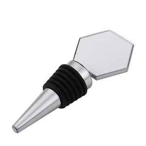 Venta caliente fuerte tirantez sublimación tapón de vino tapón de botella de vino de doble cara tapón de corcho de vino - Product Image 5