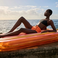 Matelas gonflable de piscine EN71 en PVC, transat relaxant pour la plage et l'eau