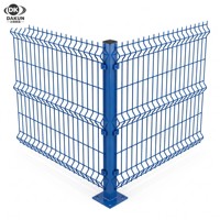 Clôture décorative de jardin 3D directement de l'usine : Cadre soudé revêtu de PVC conçu pour la protection des vergers ; Facile à assembler