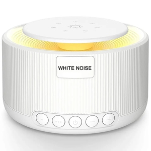 Vente flash : Appareil <span class=keywords><strong>de</strong></span> thérapie sonore apaisant avec 30 sons <span class=keywords><strong>de</strong></span> la nature, boîte à sons pour le sommeil, aide respiratoire, lumière pour la chambre, machine à bruit blanc - Product Image 1