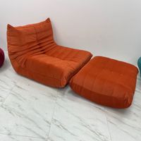 Canapé Tatami Caterpillar Yazhi pour salon, balcon, fauteuil inclinable, prêt à dormir, en velours, rembourré en éponge, vente directe d'usine
