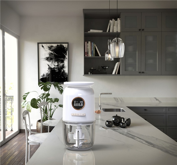 Электрический кухонный измельчитель, измельчитель для чеснока, овощей, фруктов, нарезания кусочков, детского питания, мясорубка