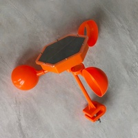 Répulsif Solaire Portable Étanche en ABS Orange pour Oiseaux, Vente en Gros Usine, Idéal pour Terres Agricoles et Jardins (20-50 m²)