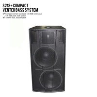 S218 prix d'usine professionnel 18 pouces karaoké scène DJ bar en bois SRX S218 haut-parleur passif haut-parleur grand système audio