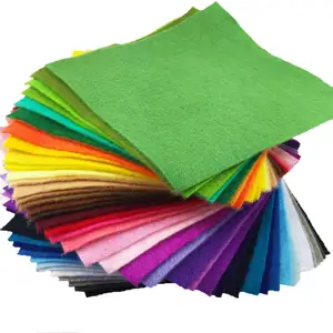 Werkslieferung buntes DIY-Polyester-Weichfilz 1-5 mm dickes Vliesstofffilz