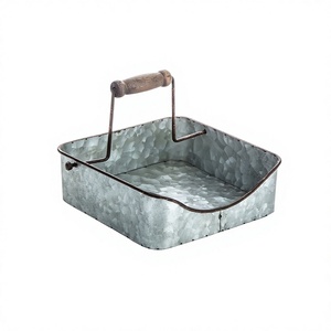Trending Design Galvanized Napkin Holder Square Shape Customized Size Napkin Holder From Manufacturer In India - Product Image 1