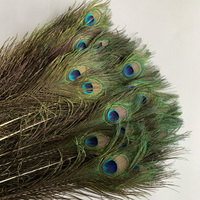 Plumes de paon à œil enfilé naturel à vendre fête carnaval maison mariage pièce maîtresse noël Vase vacances décor bricolage artisanat Floral